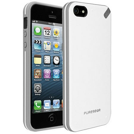 White Polycarbonate Shell - PureGear Slim Shell Polycarbonate Snap On Protective Cell Phone Cover Case