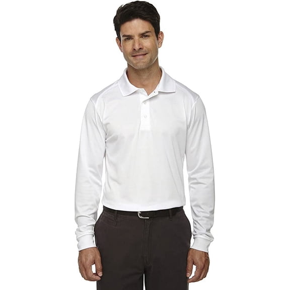 Extreme Men's Eperformance Snag Protection Long-Sleeve Polo White XL