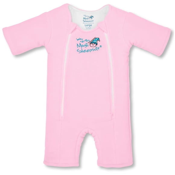 Pijama Merlin's Magic de microforro polar para bebé, 6 a 9 meses, color rosa