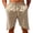 Khaki, variant on Besolor Men's Linen Shorts Drawstring Elastic Waist Lightweight Thin Breathable Casual Shorts with Pocket(X-Large,White)