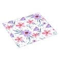 thumbnail image 2 of YFYANG Absorbent Dish Drying Mat for Kitchen, Reusable Purple Watercolor Flowers Microfiber Dish Mat, 16 x 18 inch, 2 of 9