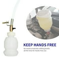 thumbnail image 3 of Tignapoo Pneumatic Brake Fluid Bleeder Kit with 3L Vacuum Tank and Refill Bottle for Automotive Maintenance, 3 of 7