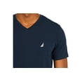 thumbnail image 4 of Camiseta Nautica para hombre, manga corta, lisa, entallada, cuello en V, azul marino, 4 of 4