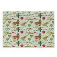 thumbnail image 1 of Cinco de Mayo Cutting Board, Colorful Cartoonish Design Pattern of Mexican Folk Elements on Rays Print, Decorative Tempered Glass Cutting and Serving Board, in 3 Sizes, by Ambesonne, 1 of 2