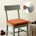 thumbnail image 4 of Dongrere Dining Chair Seat Cover Washable Anti-Slip Rectangle Chair Cushion Protector for Kitchen Dining Chairs Use, 18x22 Inch, A, 4 of 6