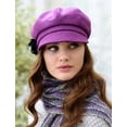 thumbnail image 2 of Mucros Weavers Irish Women's 100% Wool Tweed Newsboy Hat Made in Ireland, 2 of 5