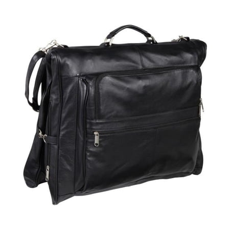 Amerileather Cowhide Leather 3-suit Garment Bag