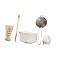 thumbnail image 4 of Juego de 5 piezas para ceremonia de matcha, batidor de matcha, matcha chawan con boquilla y té Naranja, 4 of 9