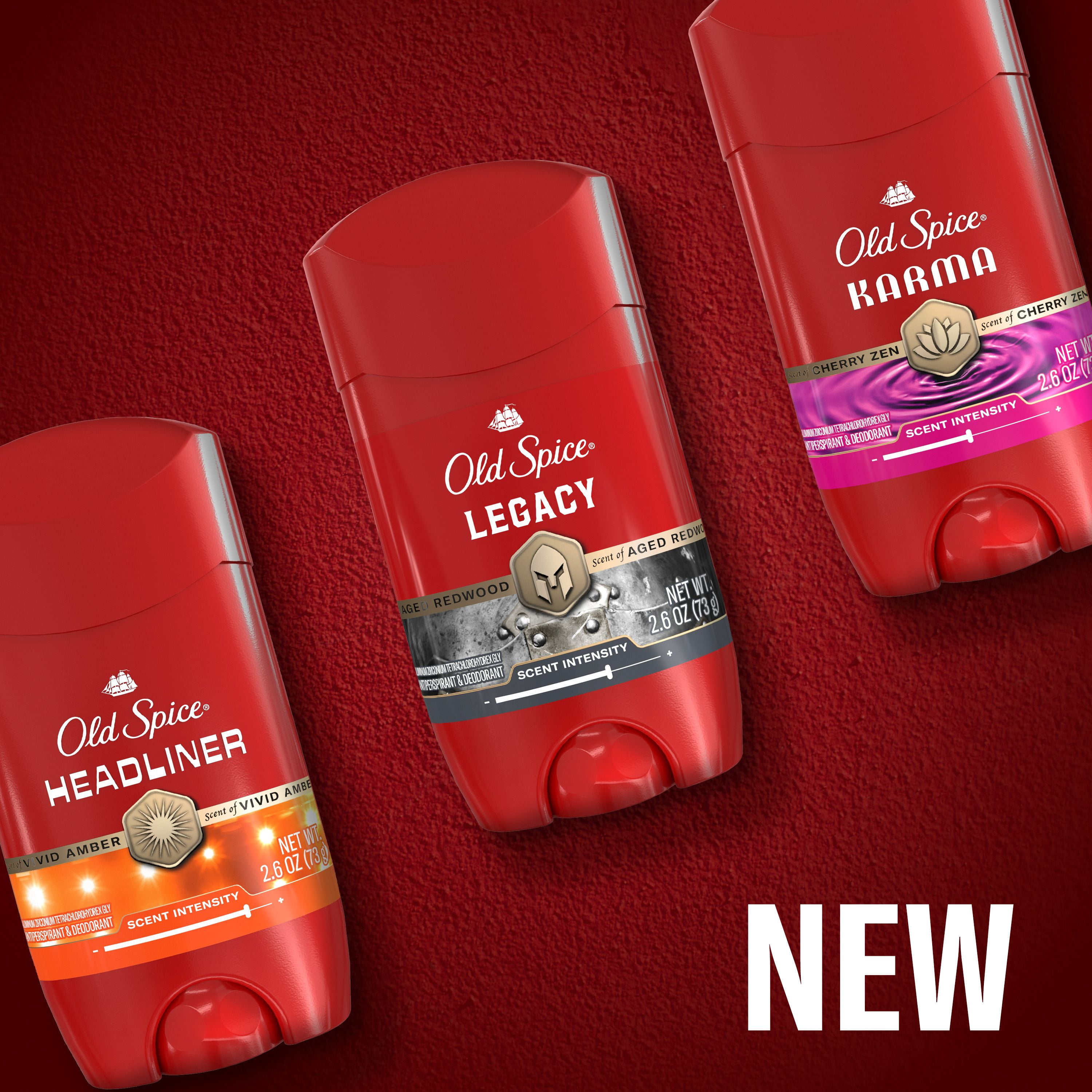 Old Spice Red Collection Invisible Solid Legacy 12/73G