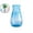 Blue, variant on Clear Hydroponic Planter – 5.7x2.3in Shatterproof Plastic Vase,Self-Watering Glass-Look Desktop Planter for Home, Office & Modern Decor