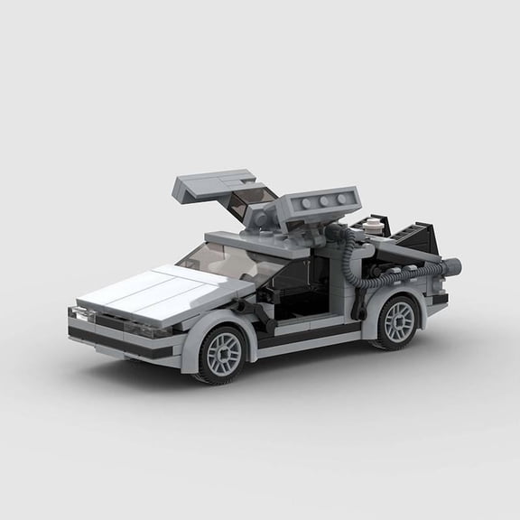 214PCS MOC DMC-12 Free Shipping (compatible with mainstream brands)Speed Champions Racing Car Sports Model Garage Sets Building Blocks Famous Racers City Vehicle Technique DIY Bricks Toys ( M10227)