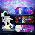 thumbnail image 2 of 1pc Astronaut Galaxy Projector, Nebula Projector with Rocket Light, Night Light, Bedroom LED Star Projector, Remote Control, White Noise, Party Speake, 2 of 5