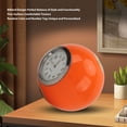 thumbnail image 3 of Horloge de Table en Forme de Boule Horloge de Billard en Résine Horloge Décorative Précise pour Bar Maison RVs Chevet, 3 of 8