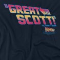 thumbnail image 2 of Back To The Future T-Shirt Great Scott Unisex Graphic Tee For Men & Women, 2 of 7