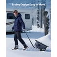 thumbnail image 4 of VEVOR Diesel Heater, 8KW, DC 12V/24V, All in One Portable Diesel Air Heater with Bluetooth APP Control, Remote Control and LCD Screen, Trolley Design, 4 of 9