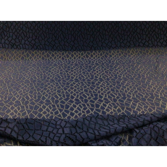 Embroidered Stretch Lace Apparel Fabric Sheer Abstract Space Blue WW414