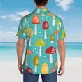 thumbnail image 6 of Bixox Men's Hawaiian Shirts Men's Mushrooms Print Short-Sleeve Shirt-3X-Large, 6 of 8