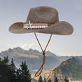thumbnail image 2 of Beach Hat , Womens Beach Hat , Spring Hats for Women Stylish Summer Casual Hat for Outdoor Holiday Activities with Adjustable Shaping Brim, 2 of 3