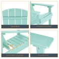 thumbnail image 3 of ACEGOSES 4 Pcs Adirondack Chair Weather Resistant for Patio Garden, Backyard,Porches and Indoors,Light Green, 3 of 5