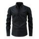 thumbnail image 1 of Blusa y camisa de manga larga con cuello vuelto para hombre, estilo casual, con botones, estampado playero, de poliéster., 1 of 5