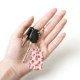 thumbnail image 4 of Uemuo Boba Milk Tea Pattern Rectangular Metal Keychain - Durable, Stylish, and Personalized Key Ring for Men and Women,Engraved Keychain,Gift Slim Sturdy Keychain, 4 of 7