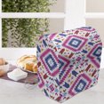 thumbnail image 3 of Tribal Stand Mixer Cover, Hand Drawn Style Seamless Pattern with Mayan Stripes Art Image, Kitchen Appliance Organizer Bag Cover with Pockets, 5 Quarts, Fuchsia Indigo Burgundy, by Ambesonne, 3 of 4