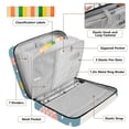 thumbnail image 4 of Haosy Accordion File Organizer Zipper Binder 500 Sheet 6-Tab Expanding File Folder Multi-Pocket 1.2 Inch 3 Ring Cute Seal Fish Star Dot, 4 of 7