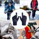 thumbnail image 3 of Guantes completos de punto Billuyoard para hombre y mujer guantes térmicos a prueba de viento para ciclismo con pantalla táctil de hilo Azul, 3 of 6