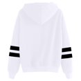 thumbnail image 3 of Tisuna Halloween Hoodie For Women Cozy Pumpkin Print Hooded Tops Ladies Long Sleeve Halloween Daily Fall Hoody Size L, 3 of 3