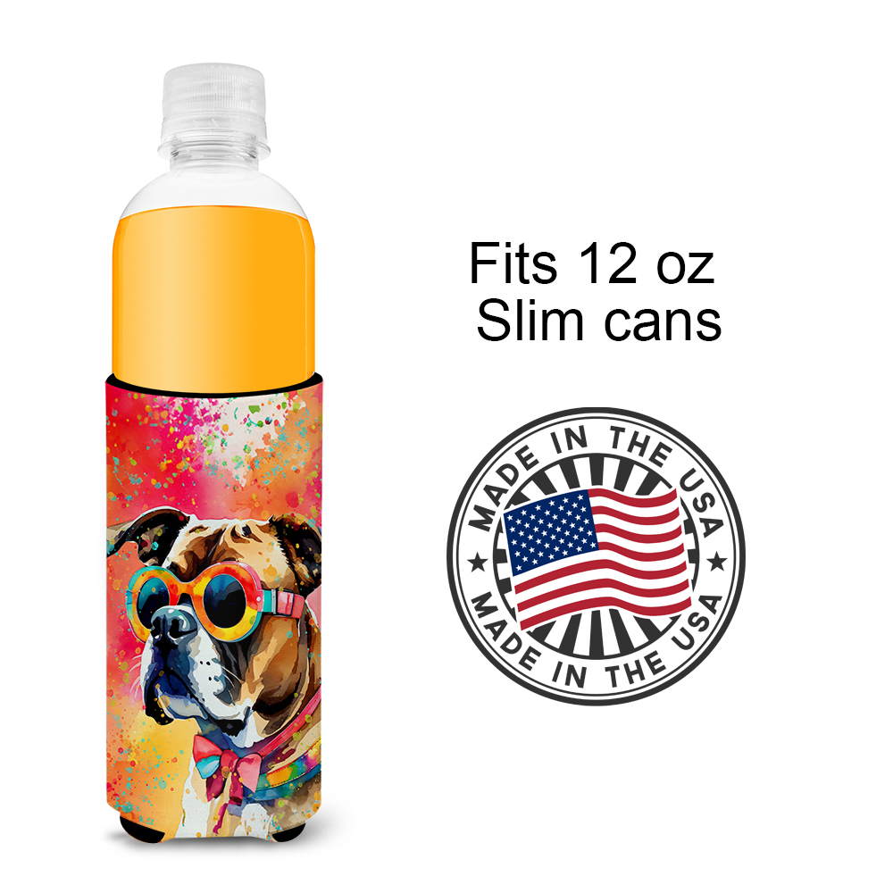Boxer Hippie Dawg Hugger for Ultra Slim Cans 4 in x 6.5 in