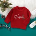 thumbnail image 2 of Toddler Baby Girl Boy Christmas Sweaters Knit Long Sleeve Crewneck Warm Pullover Sweatshirt Tops Cute Fall Winter Clothes, 2 of 8
