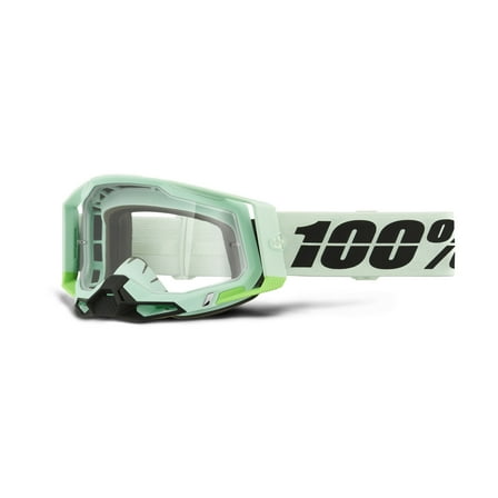 100% Racecraft 2 Palomar Goggles Palomar / Clear Lens (OSFM, Green Palomar / Clear Lens)
