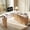 natural wood, variant on Northsky 55'' L-Shaped Standing Desk, Electric Height Adjustable Sit-Stand Desk with Drawers & Storage Cabinet, Fluted Modern Corner Desk for Home Office, White Marble