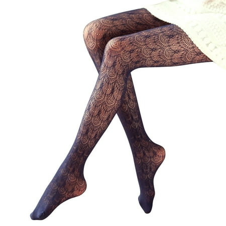 

nsendm Lace Carved Stockings Stocking Pantyhose Slim Transparent Hollow Socks Women Sexy Retro Tights Patterned Tights Pack Socks Navy One Size