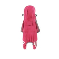 ORMARKET_Pet Dog Raincoat, Waterproof Windproof Rain Jacket, for Small Medium Large Extra Large Dogs, Reflective Breathable Full-Body Coverage Dry Suit(Pink,L)
