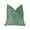 Blue, variant on Plutus  Sea Green Iota Turquoise Luxury Throw Pillow - 12 x 20 in.