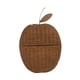 thumbnail image 3 of Cesta tejida para puerta de entrada, cesta tejida colgante, flores para puerta, dormitorio, entrada manzana, 3 of 9