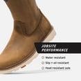 thumbnail image 3 of Bota de trabajo BRUNT Bolduc de cuero marrón sin forro para hombre, talla 6.5, 3 of 6
