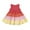 Red, variant on PINQI Swing Kid Girls Dresses 3 To 8 Years Cute Girls Rainbow Gradient Sleeveless Sundress Princess Dress Swing Beach Dress