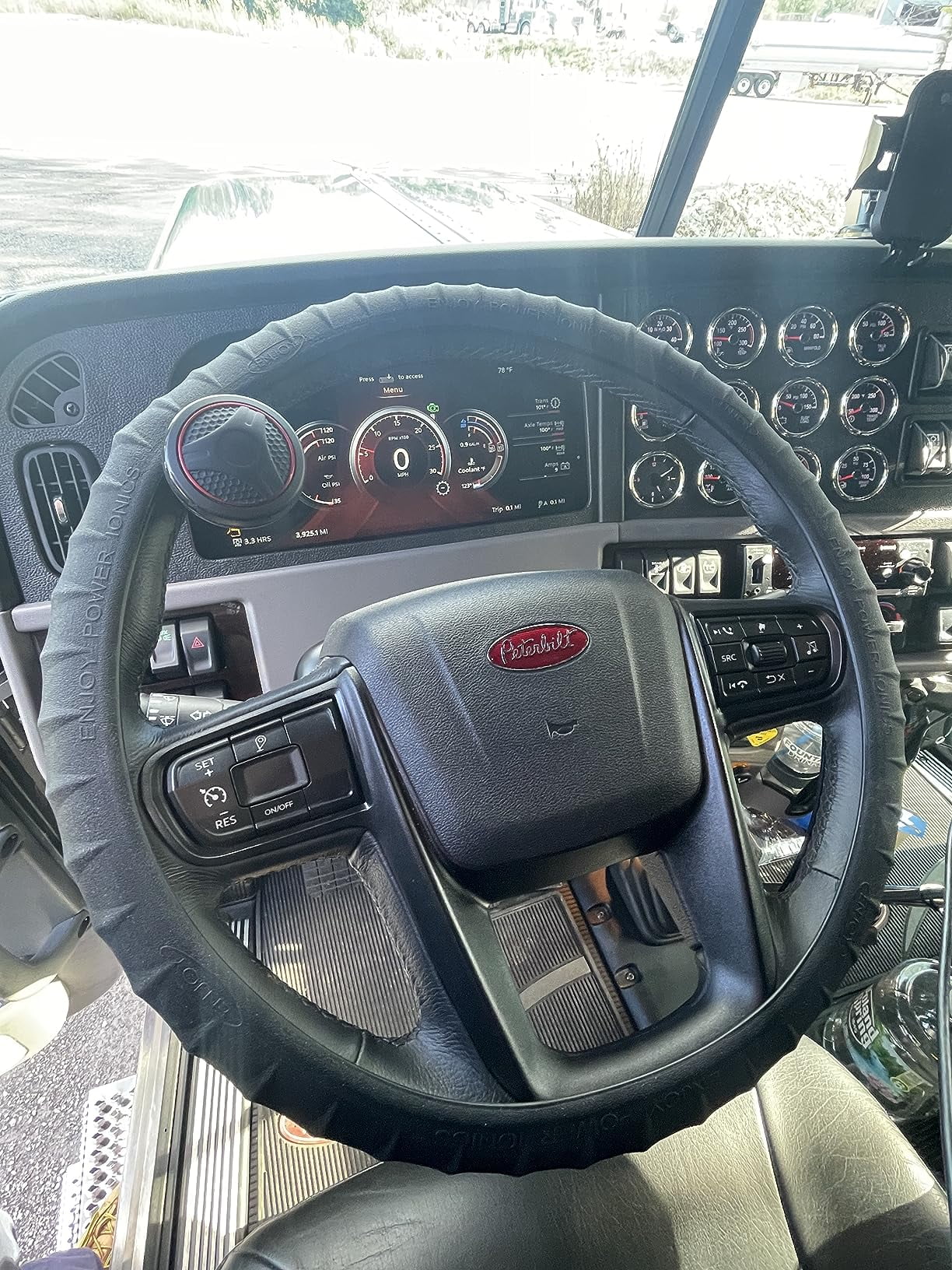 Semi truck steering wheel cover discount