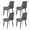 Gray, variant on Yilicy 22" Tall Dining Chairs Set of 4, Dining Side Chairs with Faux Leather Perfect for Small Space, Easy Clean