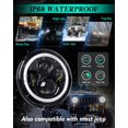 thumbnail image 4 of Proyector LED ZIMABLUE redondo de 7 pulgadas para Wrangler, 4 of 7