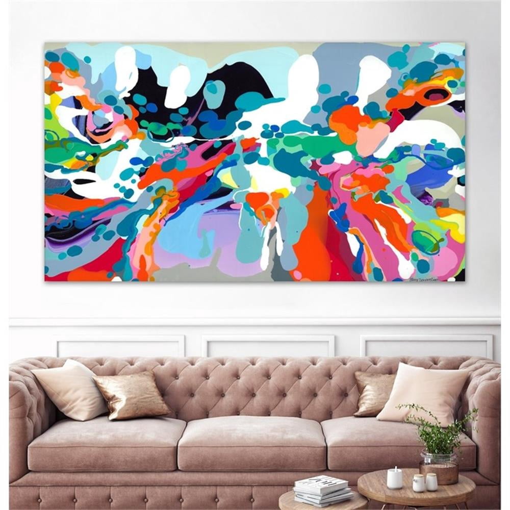 Giant Art 84x48 Imagine That Fine Art Giant Canvas Print in Pink