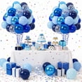 thumbnail image 3 of 12inch Metallic Macaron Baby Pearl Navy Royal Blue Balloons, 100pcs Blue Balloons Set for Birthday Wedding Baby Shower Graduation Party Decorations, 3 of 7