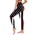 thumbnail image 1 of Gibobby Leggings moda Día la inparapenparancia para mujer Imprimir Pantalones yoga cintura media para mujer Leggings Medias Compresión Yoga Running Fitness American 4th Of July Print（Negro， S), 1 of 5