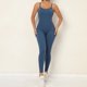 thumbnail image 2 of Conjunto de chándal para mujer, monos de Yoga, monos de entrenamiento de una pieza, peleles de manga larga, ropa deportiva, conjunto de gimnasio, ropa de entrenamiento para mujer, 2 of 5