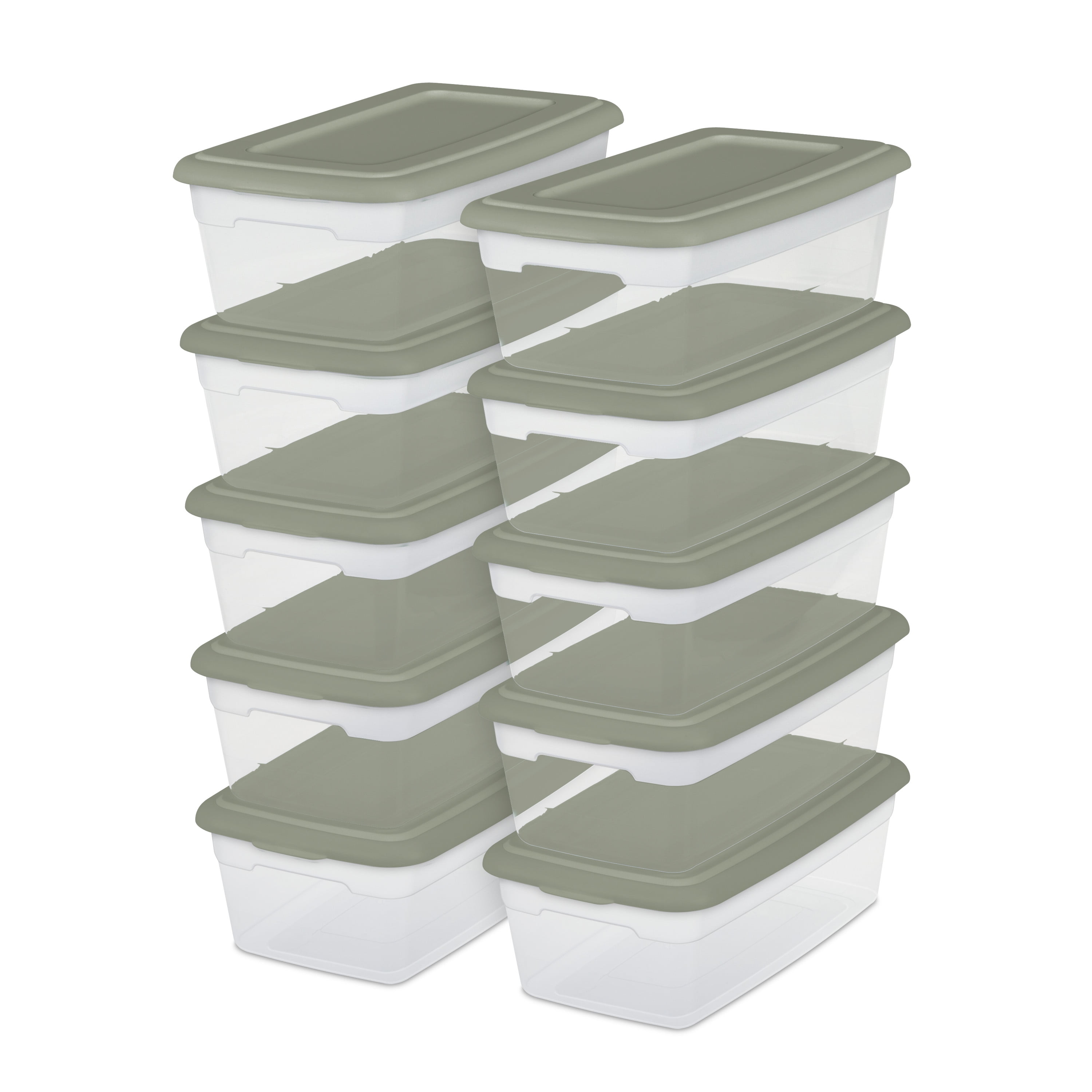 Sterilite Set Of (10) 5.7L Boxes – Green - Walmart.ca