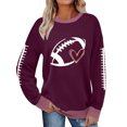 thumbnail image 3 of Bovxnpu Womens Oversized Sweatshirts, Sweatshirts for Women Fleece Crewneck Sweaters Casual Tops Comfy Fall Fashion Outs Winter Clothes, 3 of 4