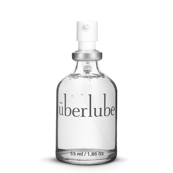 Uberlube Silicone Lube - 55ml Bottle Unscented Silicone Lubricant Personal Lubrication - Latex Safe Sex Lube Liquid for Couples Women & Men - Flavorless, Vaginal & Anal Lube - 1.9 Fl Oz