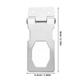 thumbnail image 2 of HEALEEP Lock Hasp Latch Stainless Steel Anti Theft Lock for Small Doors 1Pcs, 2 of 8